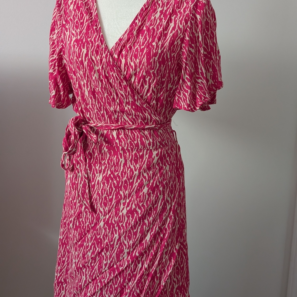 Vero Moda Pink Wrap Dress